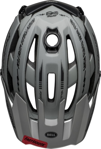 Helmetë çiklizmi Full Face Bell Super Air R Mips Spherical, MTB, e bardhë infrakuqe mat me shkëlqim