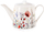 Çajnik ORION Poppy, 1L, porcelan, shumëngjyrësh