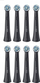 Koka furçe dhëmbësh Oral B iO Ultimate Clean, set me 8 copa, të zeza