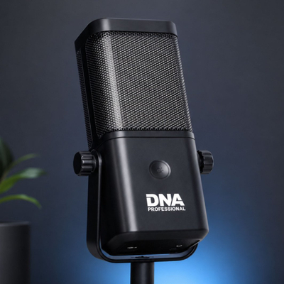 Mikrofoni DNA GAMEMIC 2, kondensator, USB, RGB, i zi