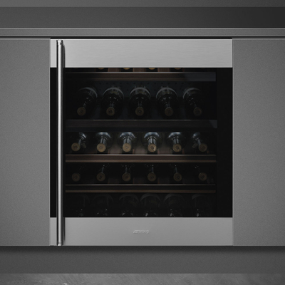 Kantinë vere SMEG Classica CVI338RX3, 82-87cm, 40 W, metalike/e zezë