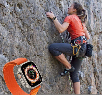 Rryp ore Tech-Protect Nylon Pro për Samsung Galaxy Watch 4 5 5 Pro, 40 46mm, portokalli