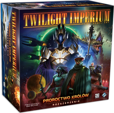 Zgjerim loje tavoline Galakta Twilight Imperium Prophecy of Kings, për Twilight Imperium Fourth Edition, deri në 8 lojtarë, shumëngjyrësh