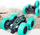 Makina lodër Twister Stunt Car, telekomandë dhe kontroll me gjeste, LED, blu