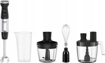 Blender dore Tefal Quickchef+ HB67G830, 1000W, 5 në 1, i zi