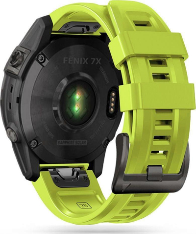 Rrip ore inteligjente Tech-Protect Iconband për Garmin Fenix 3 5X 3HR 5X Plus 6X, TPU, 26mm, jeshile neon