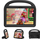 Këllëf tableti Strado FunColor për Samsung Galaxy Tab A8 10.5 2021 X200, shkumë EVA, me këmbë mbajtëse, i zi
