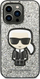 Mbulesë telefoni Karl Lagerfeld Ikonik Glitter Flakes për iPhone 14 Pro Max 6.7", e argjendtë