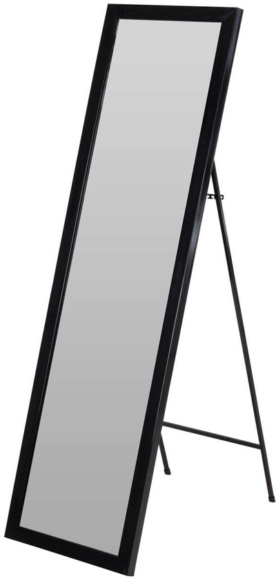 Pasqyrë Koopman Timeless Elegance, 125 x 36 cm, metal, e zezë
