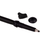 Shkopinj Nordic Walking Enero EVO Pro, alumini, teleskopik 67‑135 cm, të zinj mat