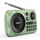 Radio portabile Akai APR-500, Bluetooth 5.3, USB, jeshile