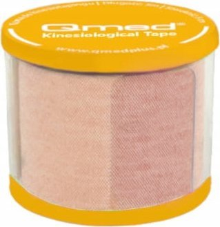 Shirit kinezologjik Qmed Tape, për fizioterapi sportistësh, pambuk hipoalergjik