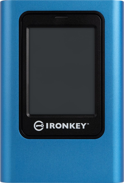 SSD i jashtëm Kingston IronKey IKVP80ES, 480GB, AES 256bit XTS, blu