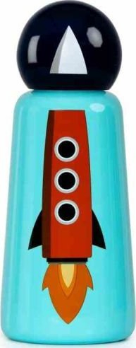 Shishe uji LUND London Skittle Mini, 300ml, inox, Rocket Ship