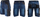 Shorce pune Dedra Denim, xhins 280g/m², madhësia S, blu e zezë
