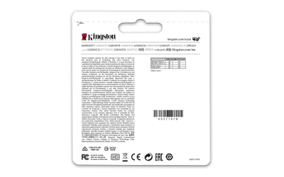 USB Kingston DataTraveler Micro DTMC3G2, 256GB, USB 3.2 Gen 1, металик сребрена
