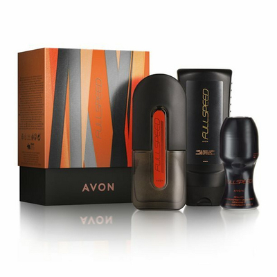 Set Avon Full Speed - xhel dushi 250 ml + deodorant 50 ml + Eau de Toilette 75 ml
