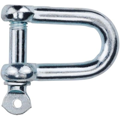 Set kapëse metalike Black+Decker Shackle, 6 copë, të galvanizuara, ngjyrë metalike