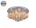 Lampë tavani FORCE Bisel 50012-400, 4xE14, kristal, krom
