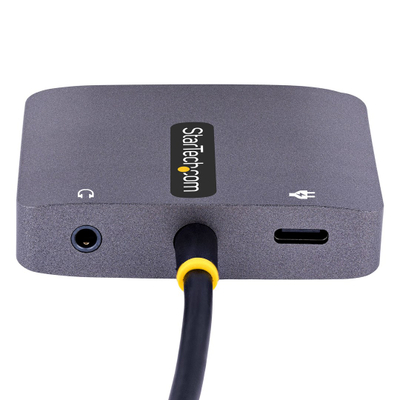 Видео адаптер StarTech USB-C во HDMI VGA, 4K 60Hz, сив