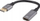 Adapter DisplayPort në HDMI 8K, me kabllo 20cm, alumin, argjendtë