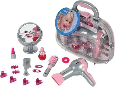 Set lodrash kozmetike Trefl Beauty Set Klein Suitcase 5855, me valixhe, për fëmijë