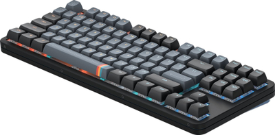 Tastierë mekanike Dark Project ALU87A Midnight TKL G3MS Zircon, RGB, me kabllo, e zezë