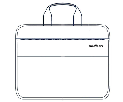 Çantë laptopi Addison Technology Middlebury, 15.6", gri e errët