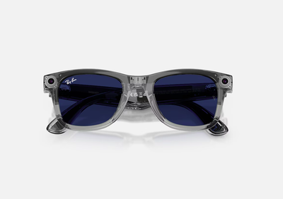 Syze të mençura Ray-Ban Meta Wayfarer Gen 2, 53 mm, lente Transitions, gri transparente