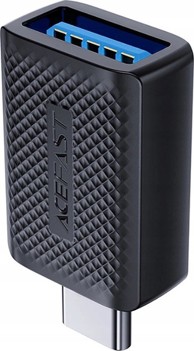 Adapter USB Acefast J1, USB A në USB C, 5Gbps, i zi