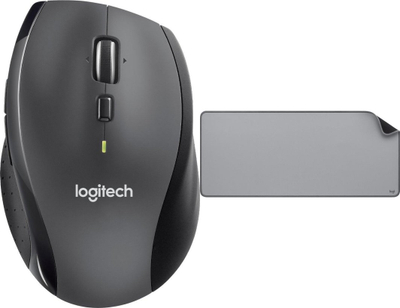 Mouse pa tela Logitech M705 Marathon, USB, ergonomik, gri