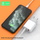 Karikues Denmen DC05 + kabllo Lightning, 2 x USB A, i bardhë