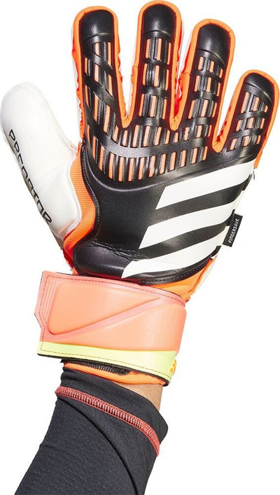 Doreza portjeri adidas Predator GL MTC FS IQ4037, FINGER SAVE, portokalli me të zezë