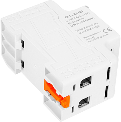 Matës energjie smart BLOW 72-106, WiFi Tuya, për shinë DIN, i bardhë
