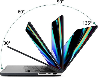 Kapak mbrojtës Alogy Hard Case për MacBook Pro 16 2021 A2485, polikarbonat, matte, i zi
