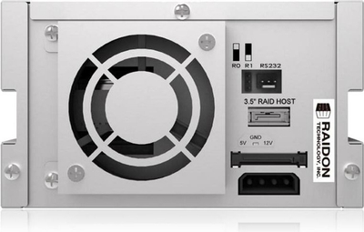 Kasetë e brendshme RAID RaidSonic RAIDON IR2622, 2x 2.5"/3.5" SATA, bay 5.25", e zezë