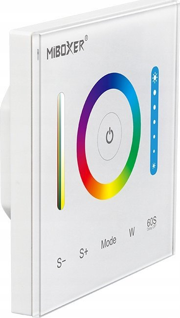 Ѕиден панел Ми Лајт P3, LED контролер RGB RGBW RGB CCT, со допир, бел