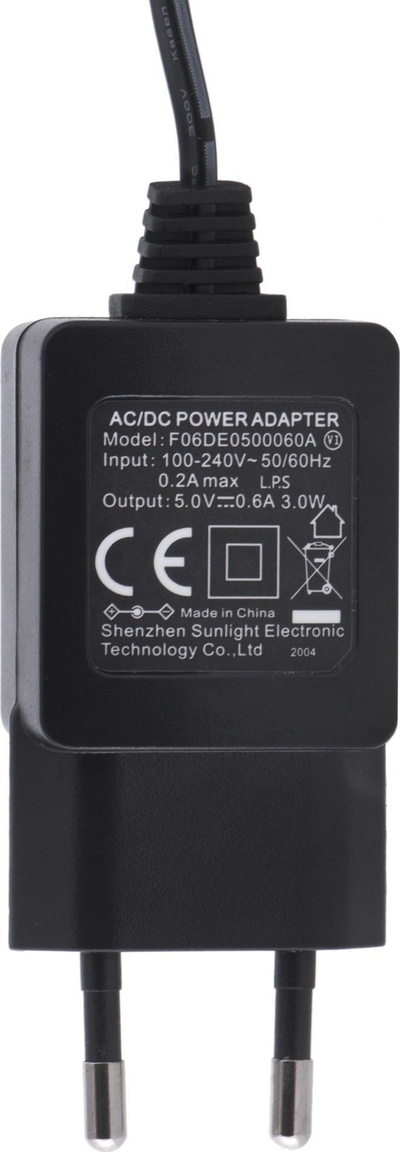 Адаптер за енергија Fanvil PSU-506, 5V 0.6A, 100-240V, црн