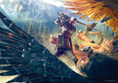 Puzzle The Witcher - Griffin Fight (Good Loot)