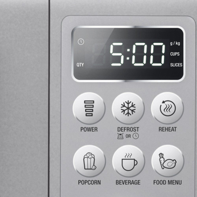 Furrë me mikrovalë Sage SMO650SIL Compact Wave, 25L, 800W, argjendtë
