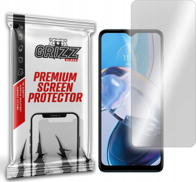 Mbrojtës ekrani GrizzGlass Hybrid Glass, për Motorola Moto E22i, transparent