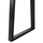 Tavolinë ngrënieje Sofia Slim 160x92x78Hcm (HM8500.21), zezë