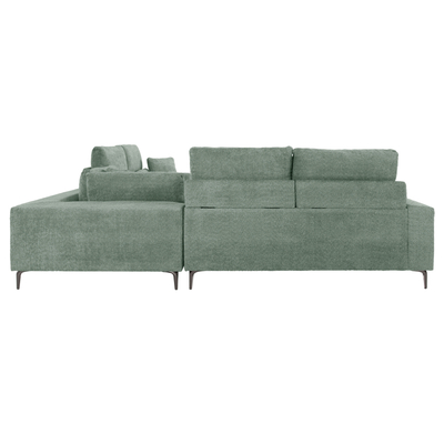 Divan këndor Symmet HM3269.06, 314x314 cm, material tekstili, ngjyrë mente