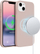 Futrollë telefoni Crong Color Cover Magnetic për iPhone 14 Plus, me MagSafe, rozë sandy