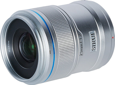 Objektiv Sirui Sniper 23mm F1.2, Fujifilm X, me autofokus, ngjyrë argjendtë