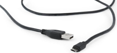Kabllo USB Gembird, USB A në MicroUSB, 1.8 m, dyanshme, e zezë