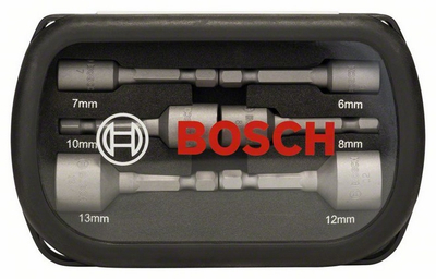 Set çelësash tubular Bosch 2608551079, 1/4", 6 copë, 6-13mm