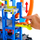 Set garazh lodër Hot Wheels Mega Loop Garage, disa nivele, me loop të dyfishtë, shumëngjyrësh