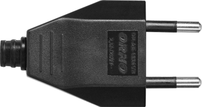 Prizë e sheshtë e çmontushme Orno B0, 230V, plastike, e zezë