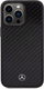 Mbulesë telefoni Mercedes MEHCP15XRCABK, për iPhone 15 Pro Max 6.7", Carbon Fiber, e zezë